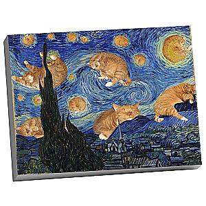 Numbered Painting - Fluffy Night, 40x50cm