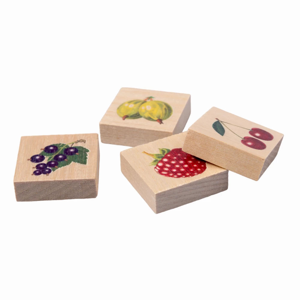 Wooden Lotto - Vegetables and Fruits