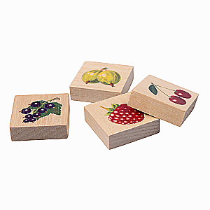 Wooden Lotto - Vegetables and Fruits