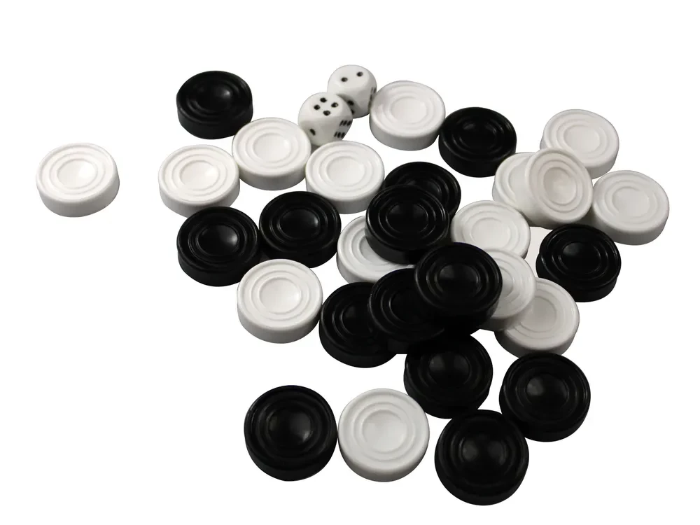 Classic Board Game - Checkers Backgammon