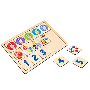 Developing Wooden Puzzles - Counting to Five