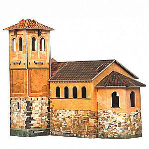 Cardboard Model of a Medieval City. Chapel