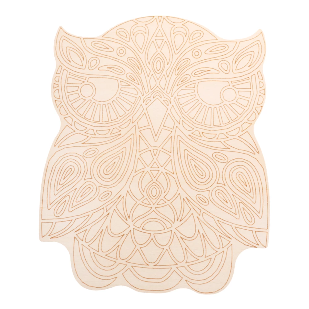 Wood Painting Owl