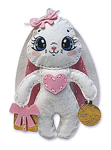 Felt Plush Toy DIY - Bunny with Gifts