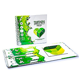Magnetinė žaidimų dėlionė Tangram. Lapelis