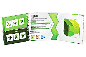 Magnetinė žaidimų dėlionė Tangram. Lapelis