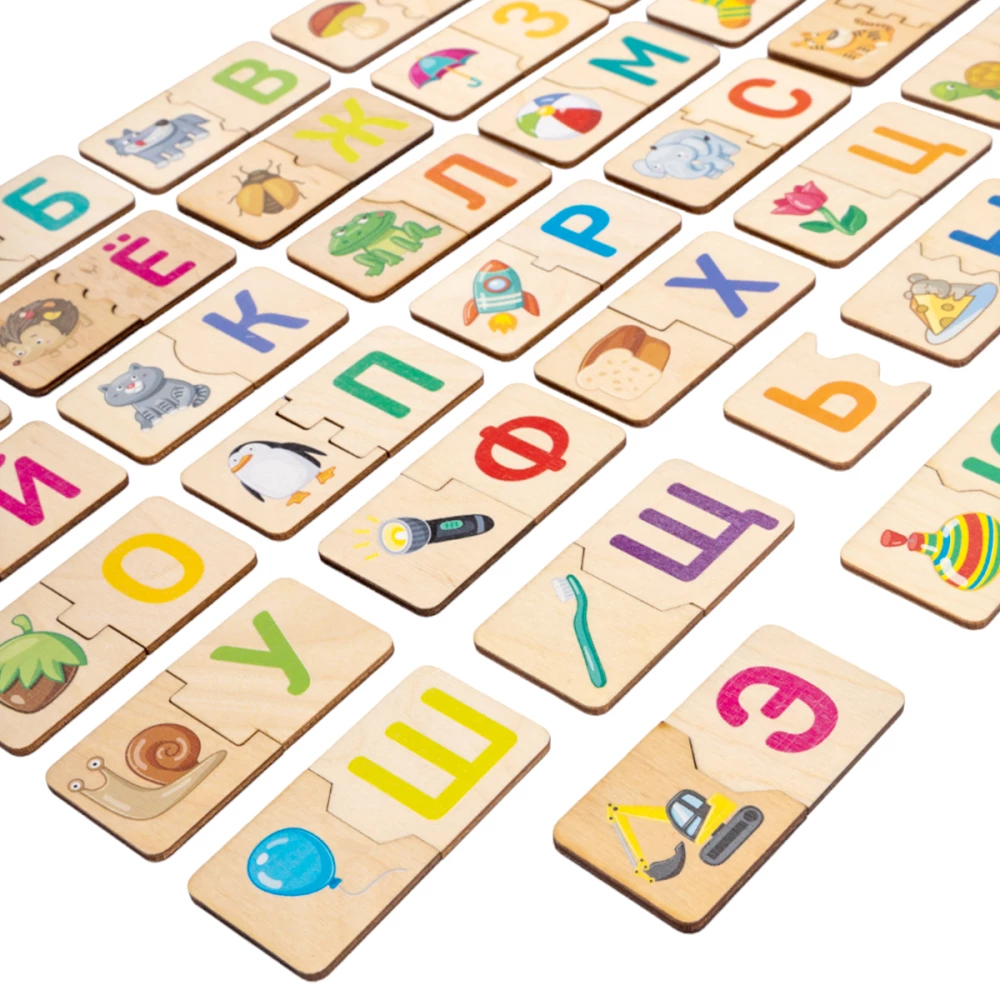 Wooden Puzzle - Alphabet Train