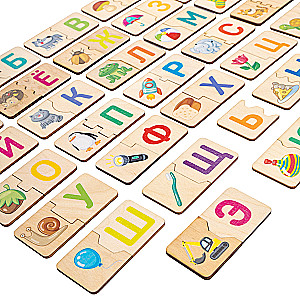 Wooden Puzzle - Alphabet Train