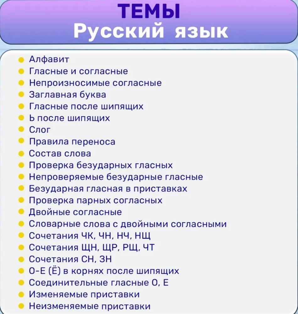Atgādinājumi par krievu valodu un matemātiku (1.–4. klasei)