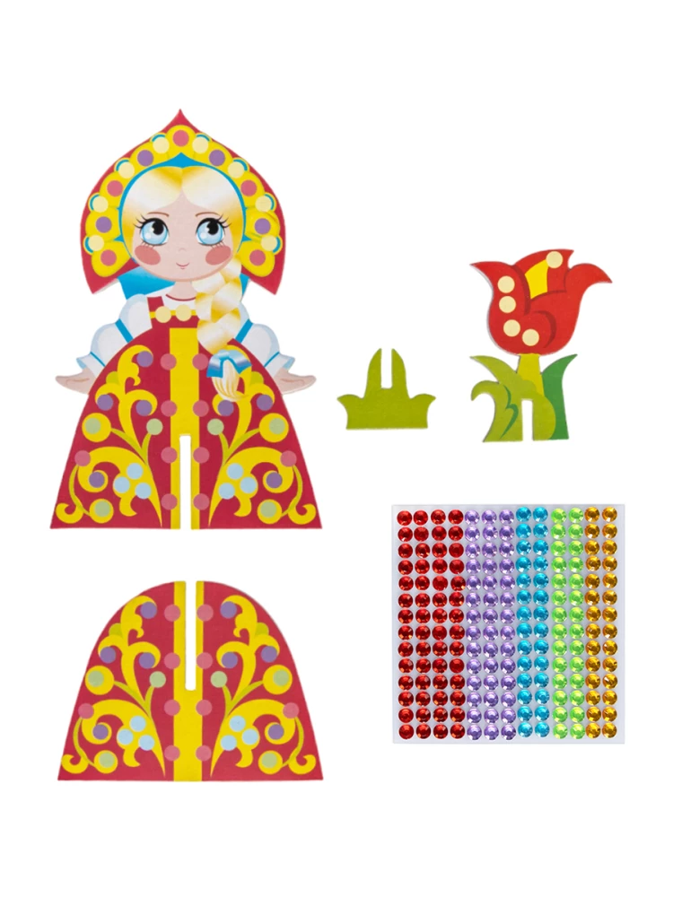 3D looming komplekt kristallidega Prinsess 4