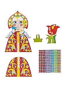 3D looming komplekt kristallidega Prinsess 4