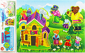Felt Creative Set with Velcro - Theater. Teremok
