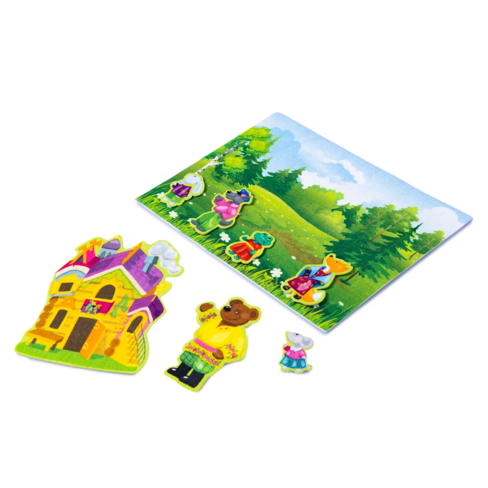 Felt Creative Set with Velcro - Theater. Teremok