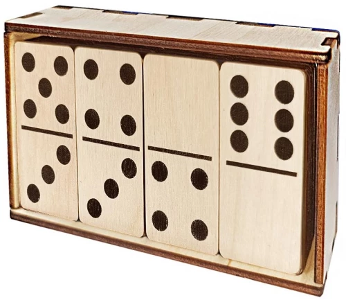 Wooden Domino - Dots