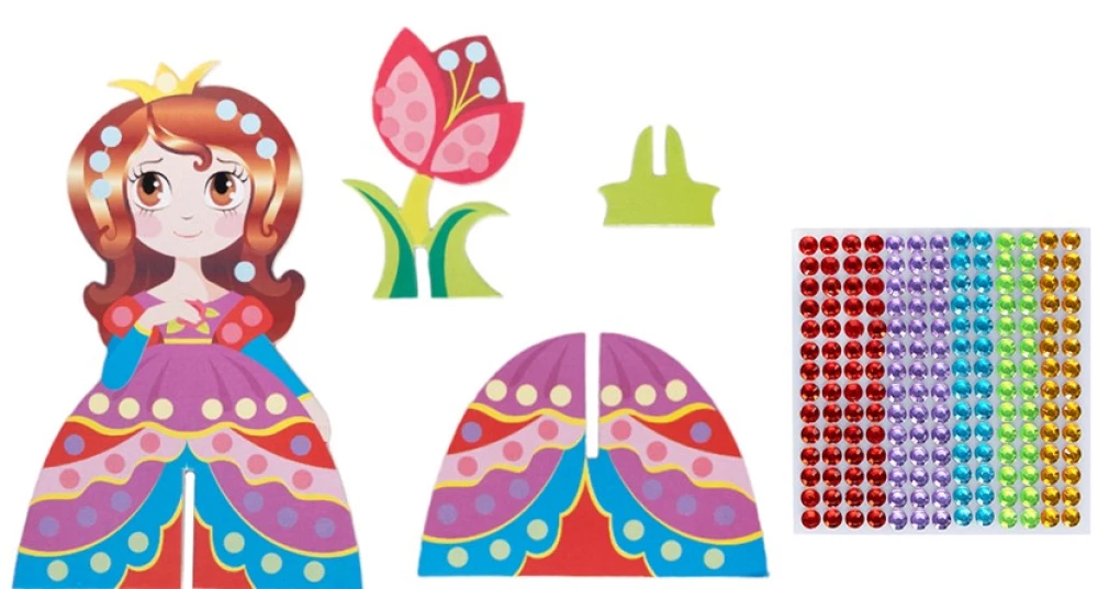 3D-Bastelset aus Strass für Prinzessin 2