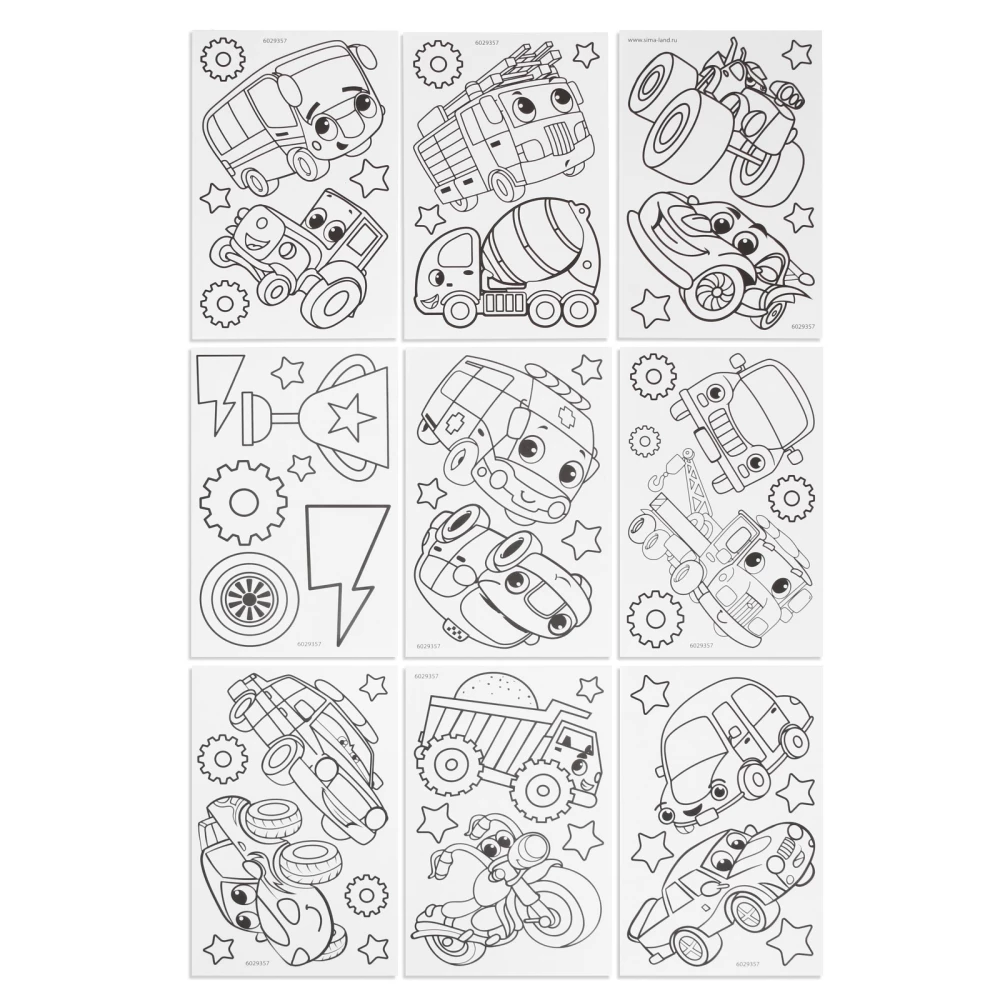 Craft Set Paint the Stained Glass. Cars