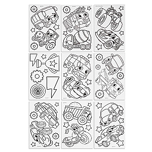 Craft Set Paint the Stained Glass. Cars