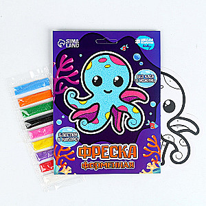 Figurales Wandbild Kraken