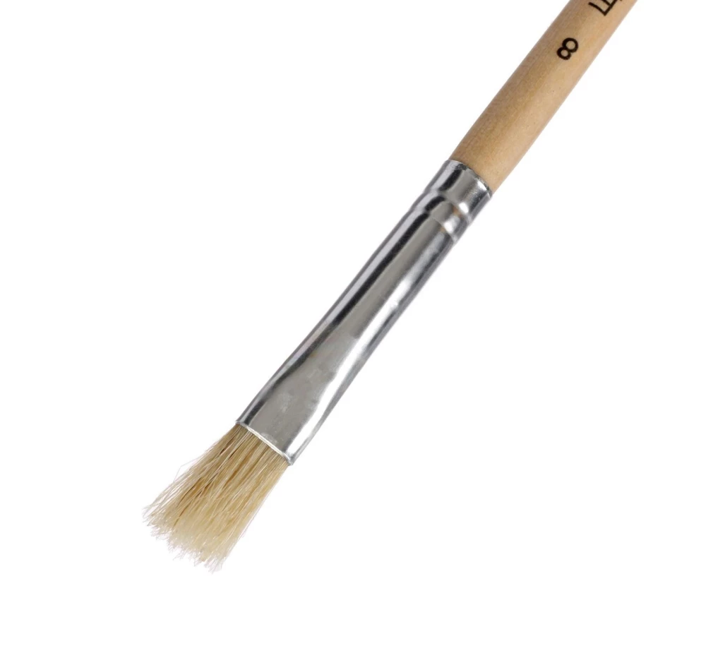 Bristle Brush, Round, No. 8