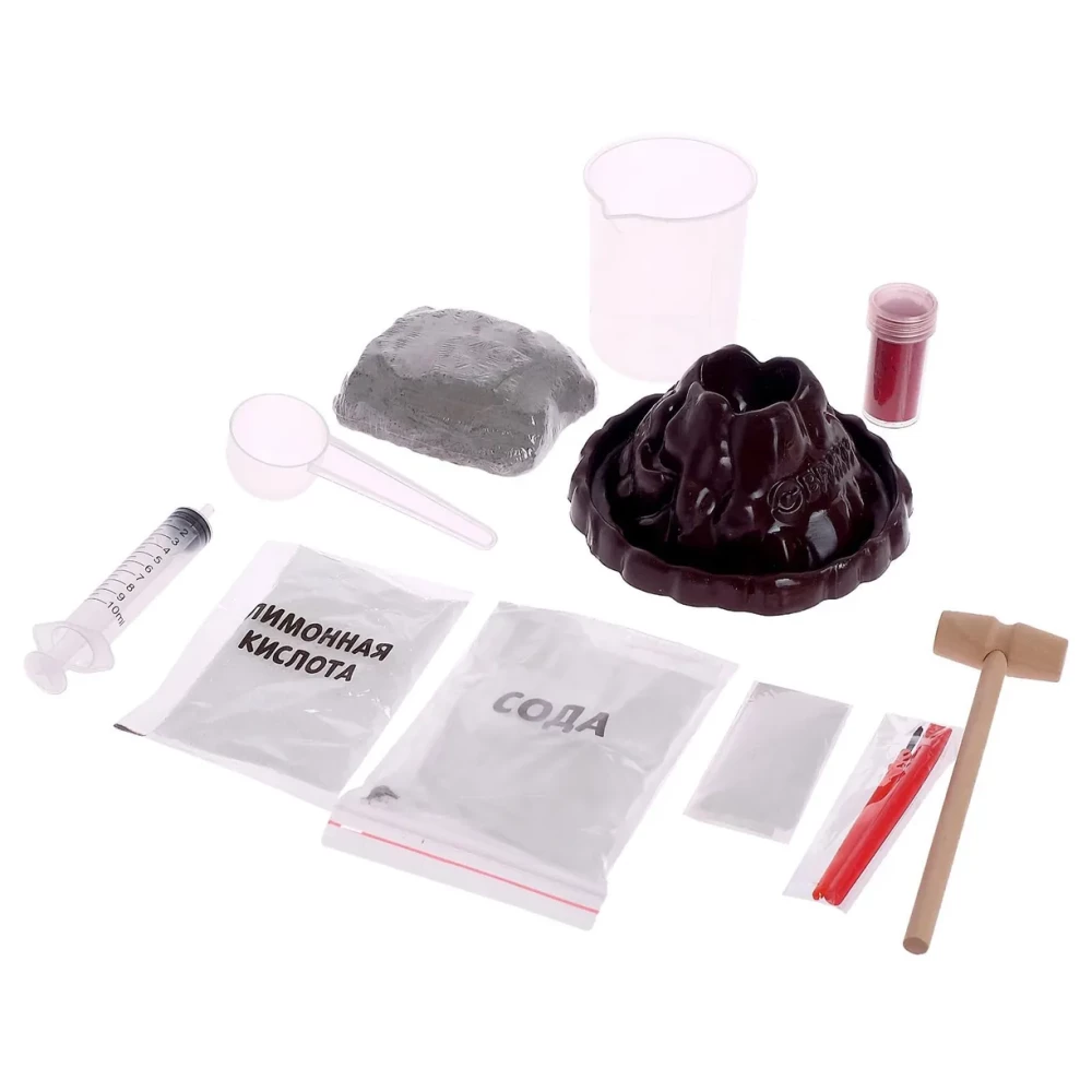 Dinosaur Time Experiment Set, Volcano and Excavation