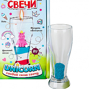 Creative Set Gel Candle. Unicorn