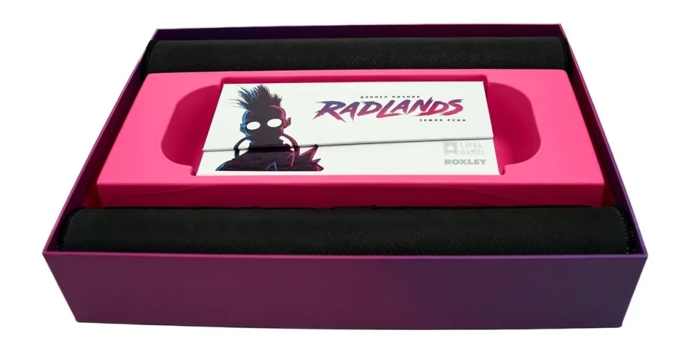 Brettspiel - Radlands. Land der Ruinen. Super Deluxe