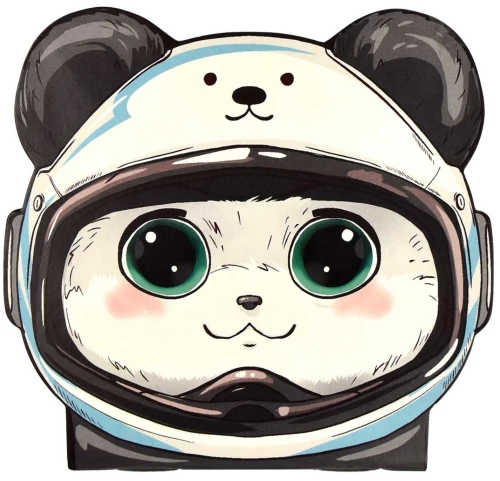 Bloknotu Panda-kosmonauts