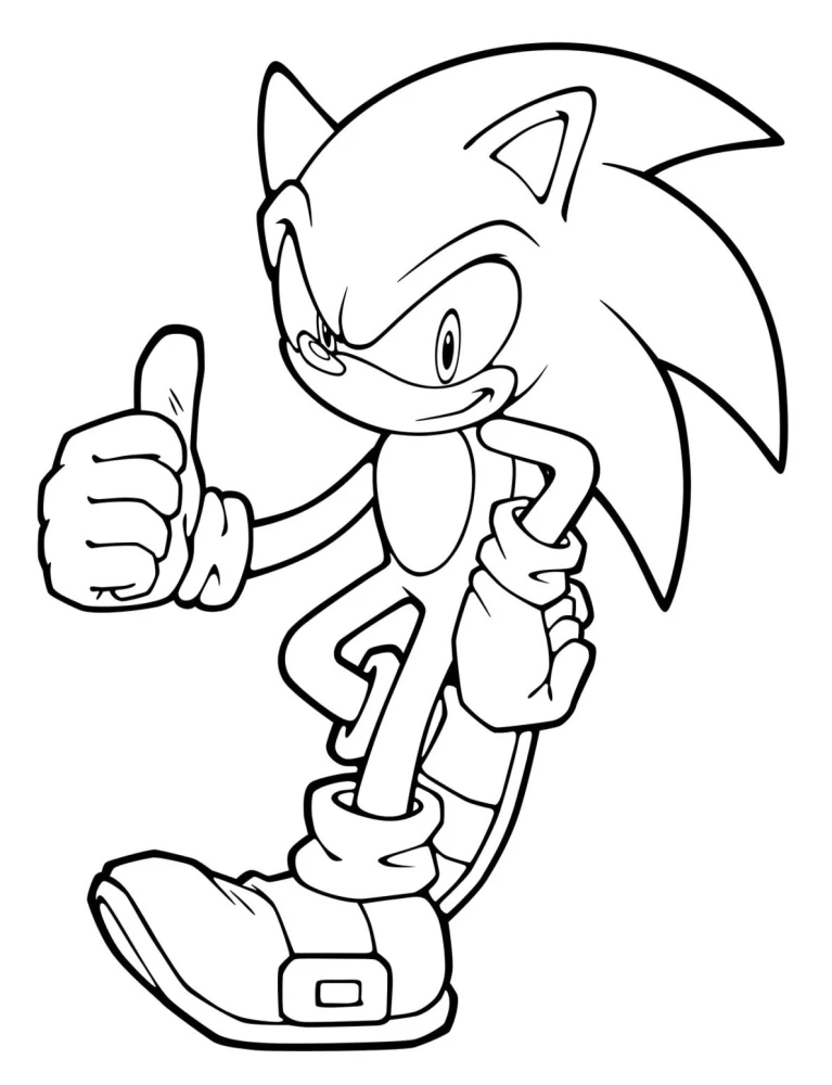 Mutiger Sonic. Malbuch mit entwickelnden Aufgaben