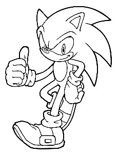 Mutiger Sonic. Malbuch mit entwickelnden Aufgaben