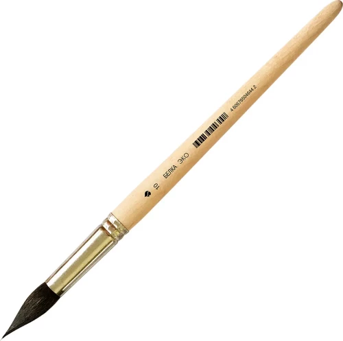 Drawing and painting brush, synthetic (squirrel eco) 10