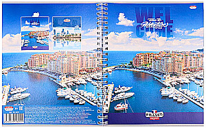 Checked Notebook City on the Shore-3