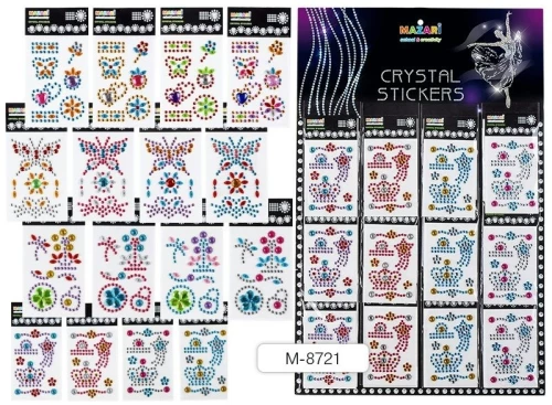 Kleje do zdobienia MAZARI Assorty-5, 4 wzory (1 szt.)