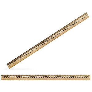 40 cm ilgio liniuotė, medis