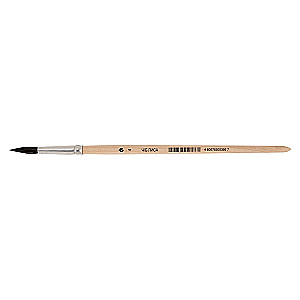 Art Brush (No. 4), Silver Fox, Round