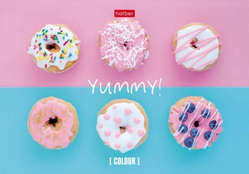 Piezīmju grāmata Yummy!, A5, 48 lapas, līnija