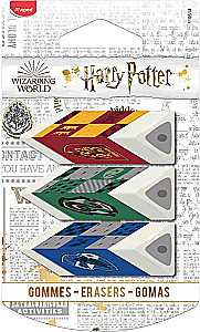 Pyramid Harry Potter Eraser Set, 3 Pieces