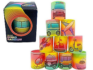 Sprężynka-tęcza Transport (miks)