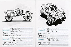 Trening pisania Hot Wheels. Pisanie sylab i słów