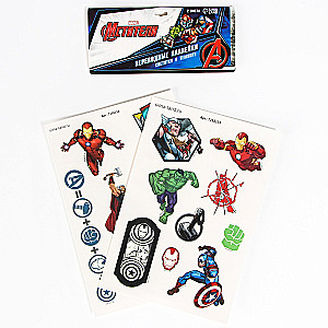 Naklejki transferowe Avengers (świecące w ciemności)