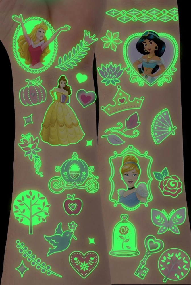 Naklejki Transferowe Księżniczki (świecące w ciemności)