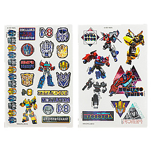 Set of Children's Tattoos Transformers