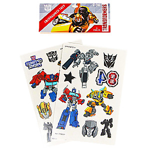 Tatuaże dziecięce, świecące w ciemności Transformers