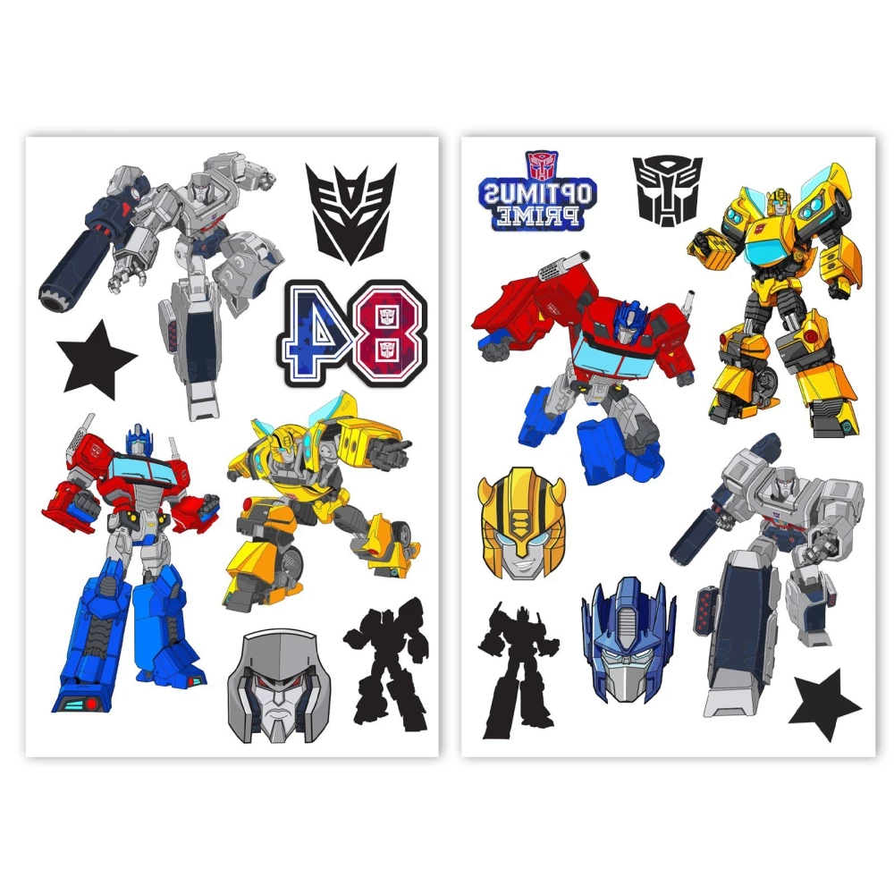 Tatuaże dziecięce, świecące w ciemności Transformers