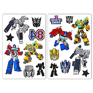 Tatuaże dziecięce, świecące w ciemności Transformers