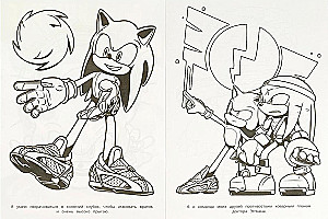 Oszałamiająca kolorowanka. Sonic i jego przyjaciele