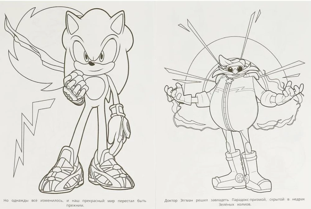 Oszałamiająca kolorowanka. Sonic i jego przyjaciele