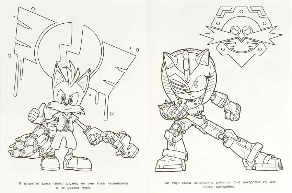 Oszałamiająca kolorowanka. Sonic i jego przyjaciele