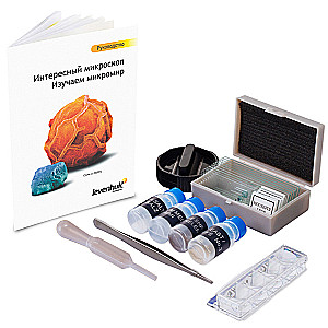 Levenhuk LabZZ M101 Orange Children's Microscope, 40x-640x, with Experiment Kit