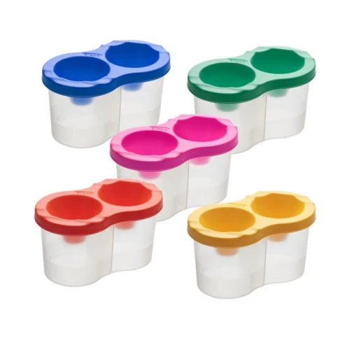 Auslaufsicherer Doppelbecher (Assortiert)