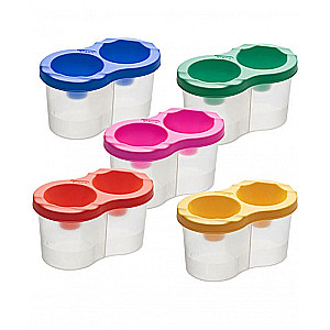 Auslaufsicherer Doppelbecher (Assortiert)